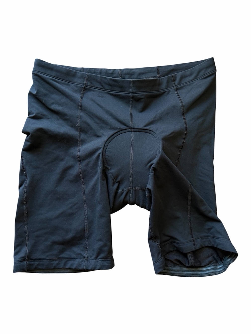 MEC Padded Cycling Shorts Compression Bike Shorts Black Biker Activewear